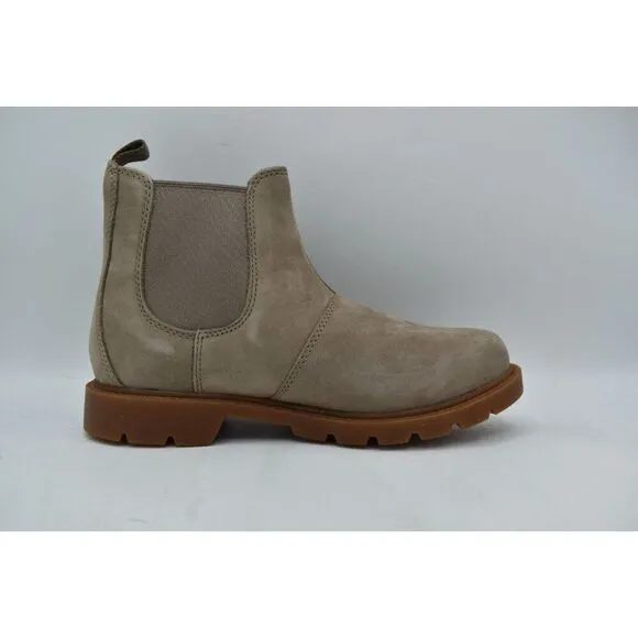 Timberland Womens Size 9 Linden Woods Taupe Gray Nubuck Chelsea Boots Shoes