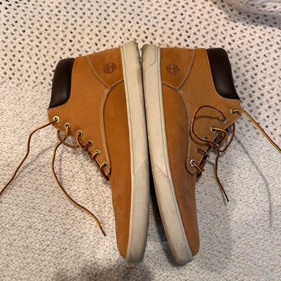 TIMBERLINE  With Ortholite Men's Tan and Brown High-Top Sneakers size 11