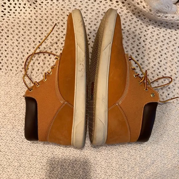 TIMBERLINE  With Ortholite Men's Tan and Brown High-Top Sneakers size 11