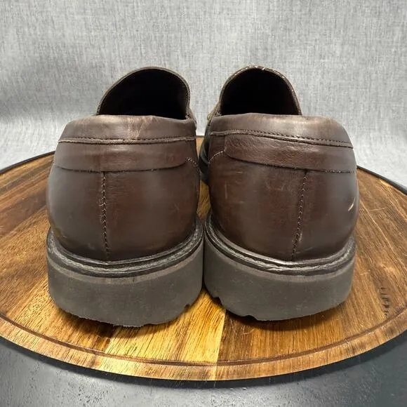 To Boot New York Men's Size 11 Brown Leather Penny Loafers Slip On Shoes
