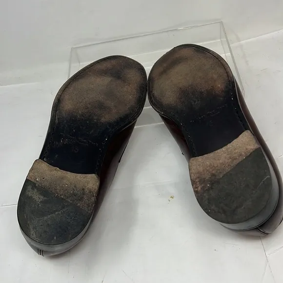 To Boot New York Sz 15 Slip On Oiled Brown Leather Slip On Loafer Shoes