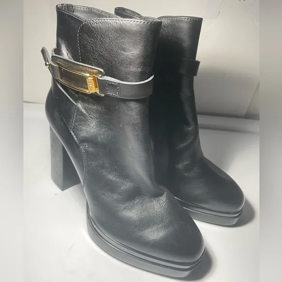 TOD'S Platform calfskin boots women’s like New