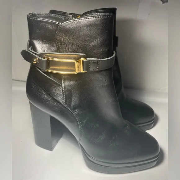 TOD'S Platform calfskin boots women’s like New