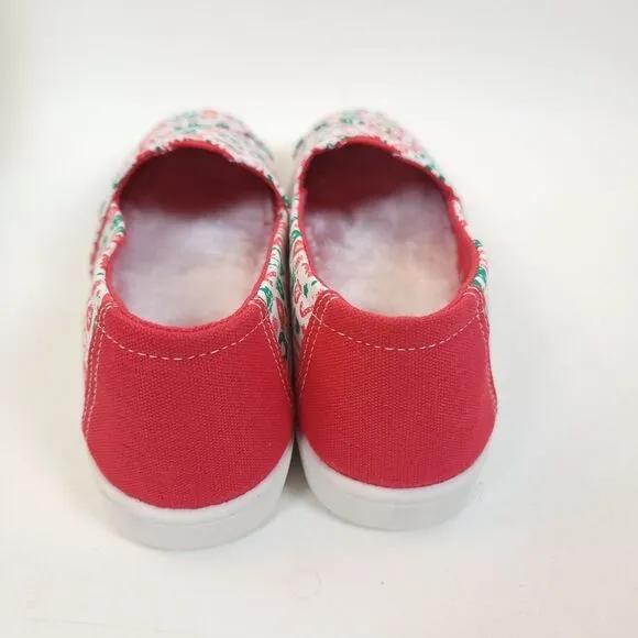 Tommy Bahama Christmas Memory Foam Slip-On Shoes Women Size 8.5