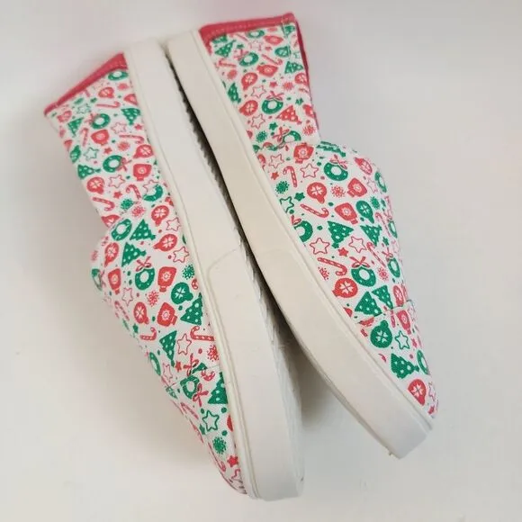 Tommy Bahama Christmas Memory Foam Slip-On Shoes Women Size 8.5
