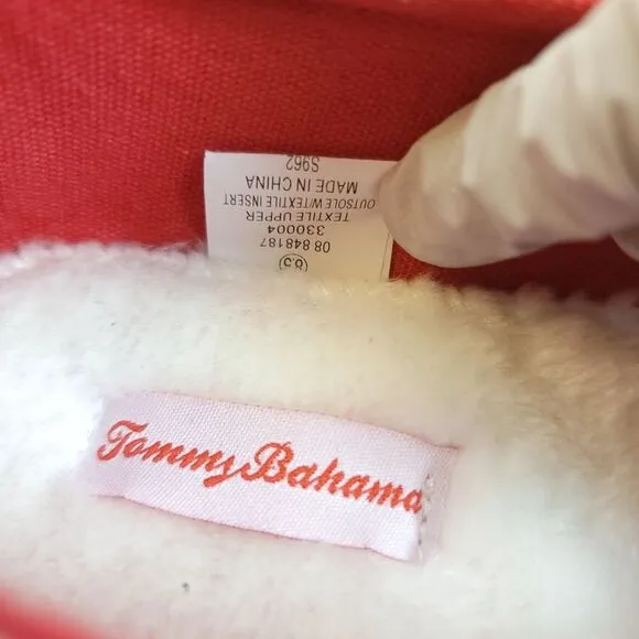 Tommy Bahama Christmas Memory Foam Slip-On Shoes Women Size 8.5