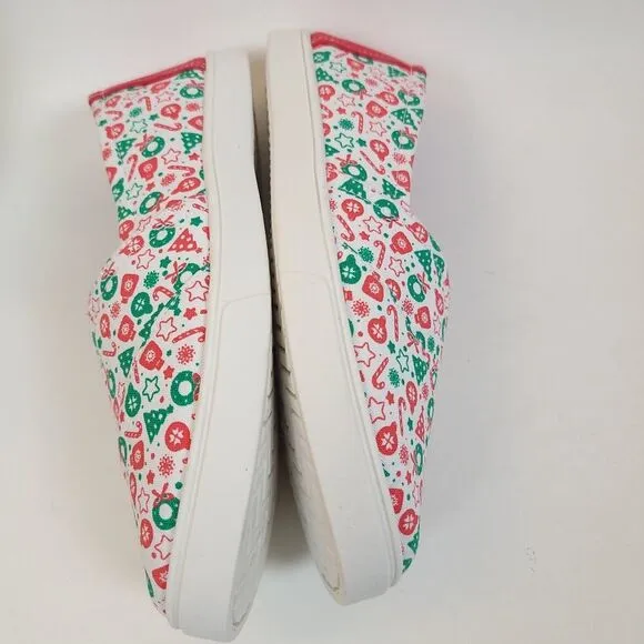 Tommy Bahama Christmas Memory Foam Slip-On Shoes Women Size 8.5
