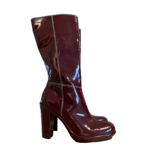 Tommy Hilfiger Heeled Patent Leather Boots SIZE 7