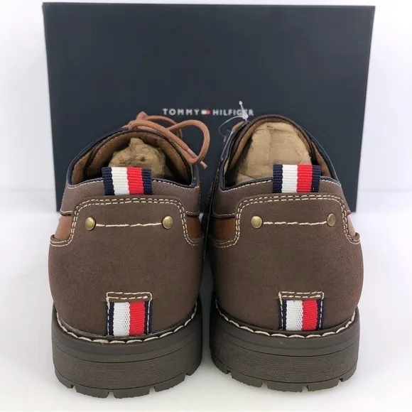 Tommy Hilfiger Men's Dante Oxfords- Dark Natural Shoes