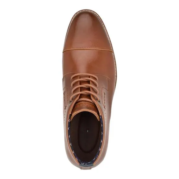 Tommy Hilfiger Men's Rawstin Cap Toe Chukka Boots Brown Size 9 1/2