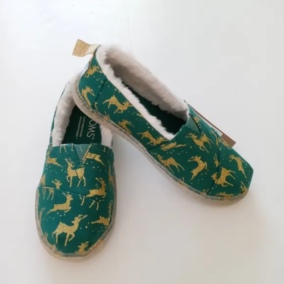Toms Alpargata Youth Embellished  Shoes Size 13
