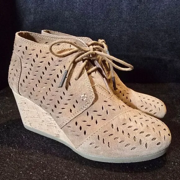 Tom's booties womens 6