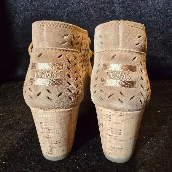 Tom's booties womens 6