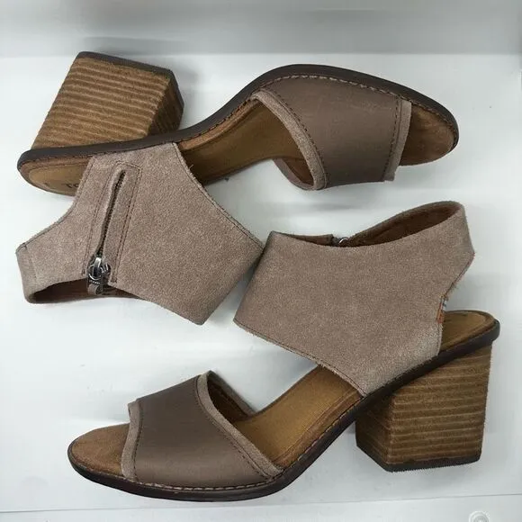 Toms Majorca Suede Block Sandals