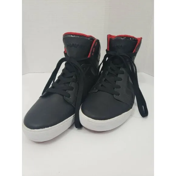Tony Hawk - Black and Red High-top Sneakers - Men's Size 10.5
