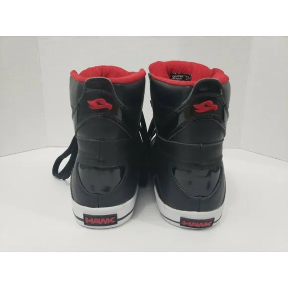 Tony Hawk - Black and Red High-top Sneakers - Men's Size 10.5