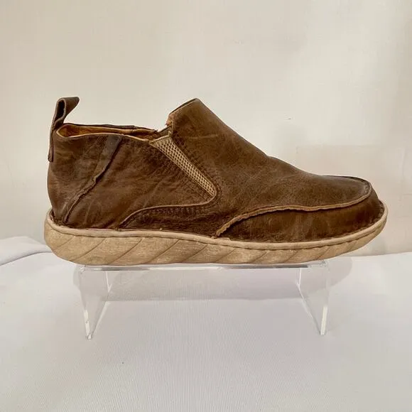Tony Lama Chukka Ankle Boots Mens 12 Lorenzo Brown Distressed Moc Toe TLC518