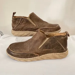Tony Lama Chukka Ankle Boots Mens 12 Lorenzo Brown Distressed Moc Toe TLC518