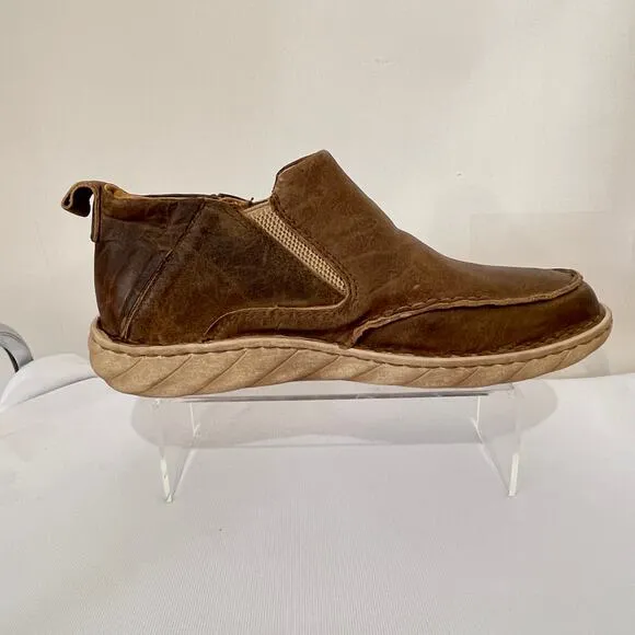 Tony Lama Chukka Ankle Boots Mens 12 Lorenzo Brown Distressed Moc Toe TLC518