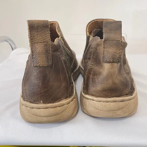 Tony Lama Chukka Ankle Boots Mens 12 Lorenzo Brown Distressed Moc Toe TLC518