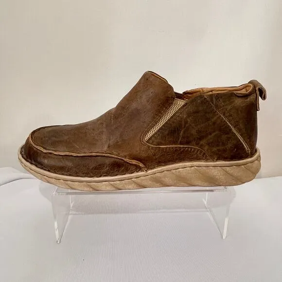 Tony Lama Chukka Ankle Boots Mens 12 Lorenzo Brown Distressed Moc Toe TLC518