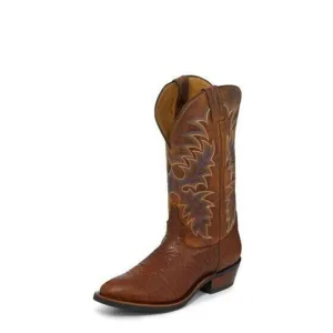 Tony Lama Krauss Tan Leather Cowboy Boots Western Mens Size 8.5D Brown 7950 USA