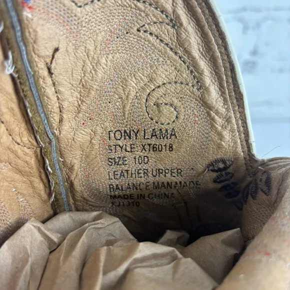 Tony Lama TLX Tonkawa Roper Boots