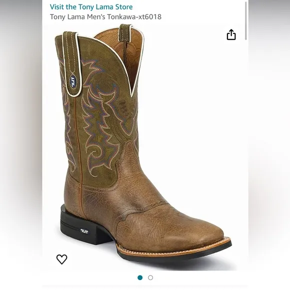 Tony Lama TLX Tonkawa Roper Boots