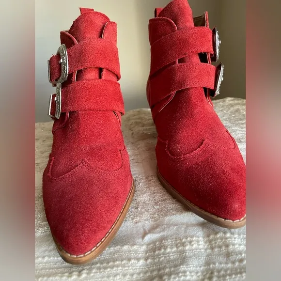 TOPSHOP 7.5 leather boots 🤠♥️