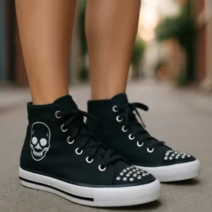 Torrid Skull High-Top Sneakers