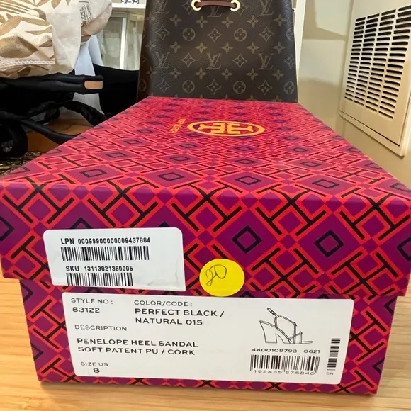 Tory Burch Black Strappy Sandals
