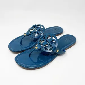 Tory Burch Miller Sandals Blue-Green Flip-Flops Shoes Size 10