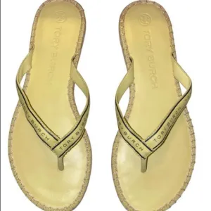 Tory Burch Ribbon Thong Espadrille NWOT
