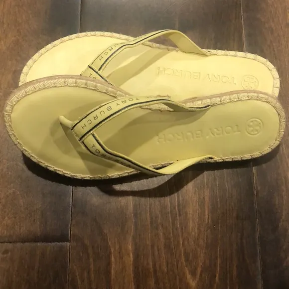 Tory Burch Ribbon Thong Espadrille NWOT