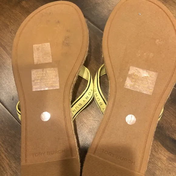 Tory Burch Ribbon Thong Espadrille NWOT