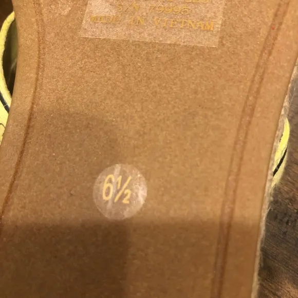 Tory Burch Ribbon Thong Espadrille NWOT