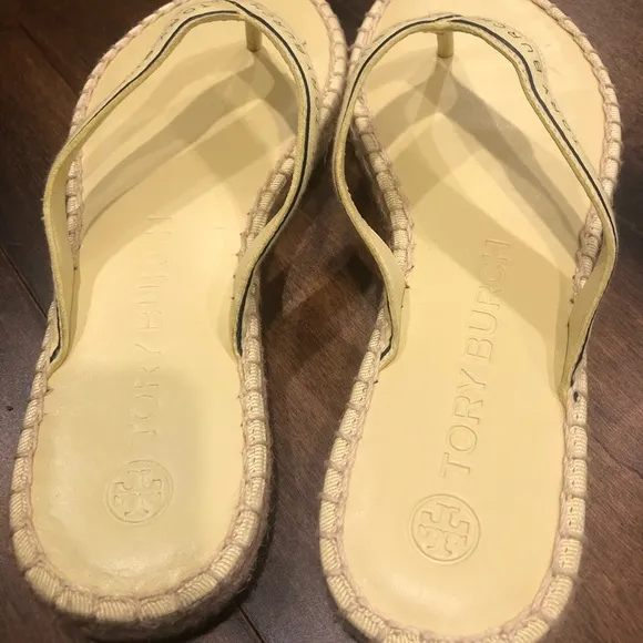 Tory Burch Ribbon Thong Espadrille NWOT