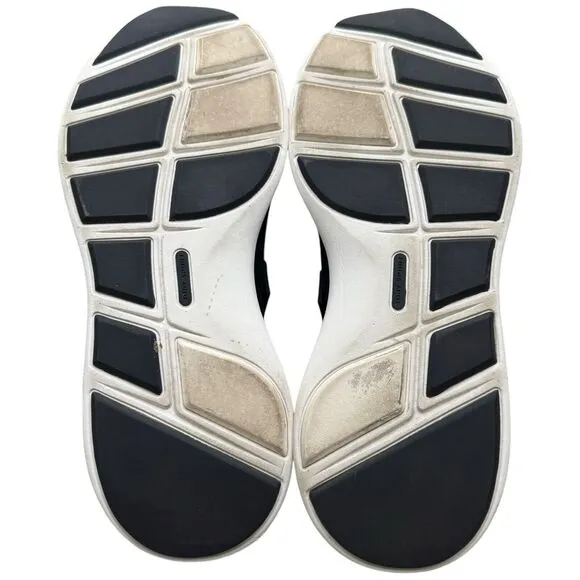 Tory Burch Sport Womens Chevron Strap Leather High Top Sock Sneakers Size 10.5