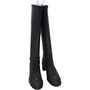 Tory Burch Women's Knee High Leather Boots Cap-Toe Size 8