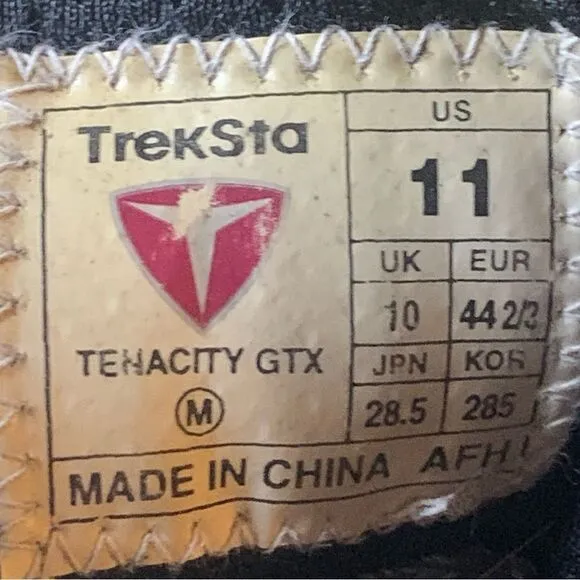 TrekSta GoreTex GTX Hiking Boots Trail Outdoor Hiker Shoes Men's size 11