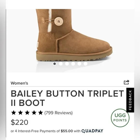 Triple Bailey Button Ugg Boots