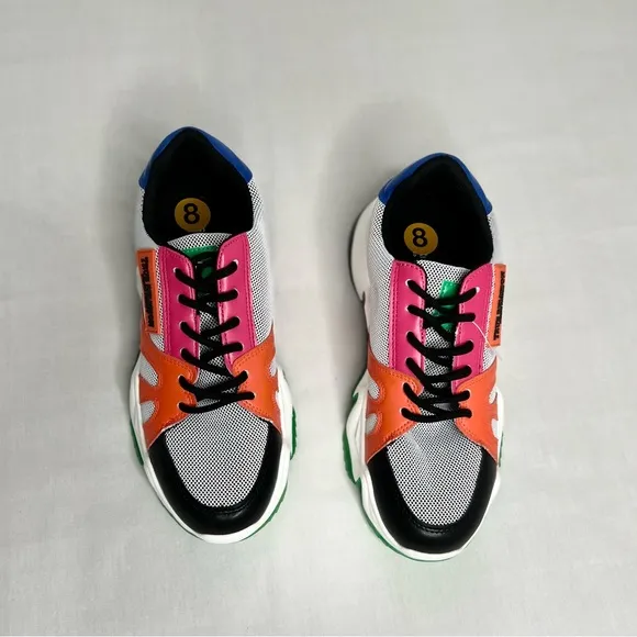 True Religion Women’s Ralen Multi Platform Sneakers/Size 8 New Without Box