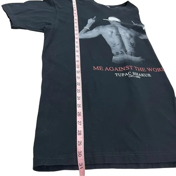Tupac Shakur Mens XL Black Graphic T-Shirt 2014 Memorial 2Pac 2014 100% Cotton