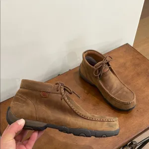Twisted X Womens Work Chukka Driving MOC Steel Toe Comfort Durable Boots Sz 8.5M