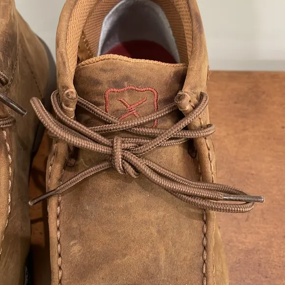 Twisted X Womens Work Chukka Driving MOC Steel Toe Comfort Durable Boots Sz 8.5M