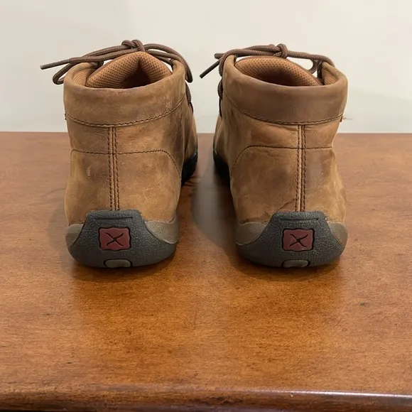 Twisted X Womens Work Chukka Driving MOC Steel Toe Comfort Durable Boots Sz 8.5M