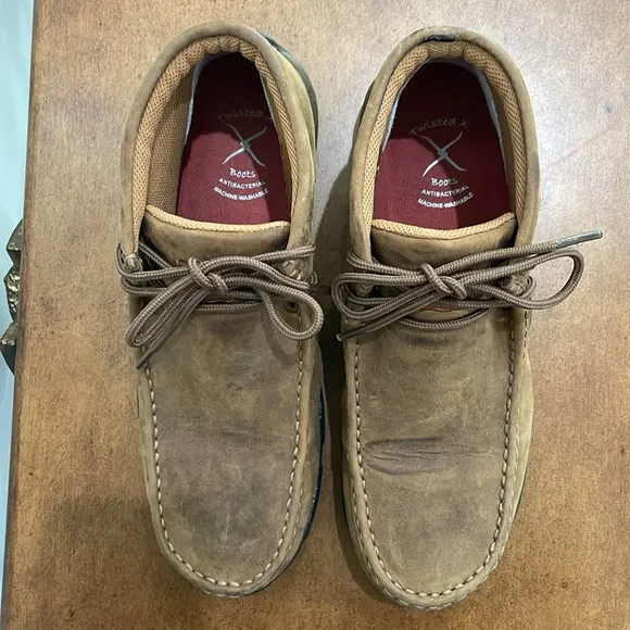 Twisted X Womens Work Chukka Driving MOC Steel Toe Comfort Durable Boots Sz 8.5M