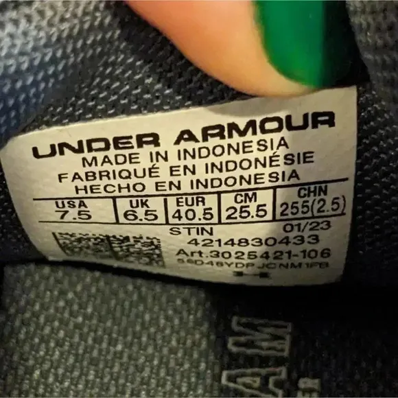 UA men's Charged Impulse 3 Running Shoes