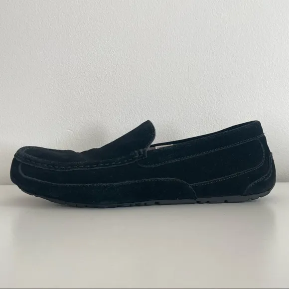 UGG Alder Faux Shearling Lined Suede Slip On Shoes 13