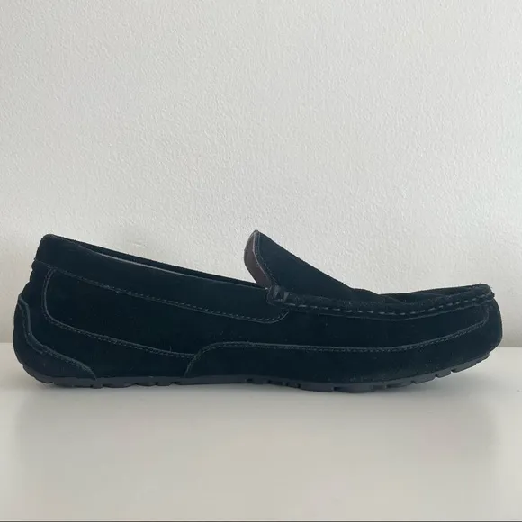 UGG Alder Faux Shearling Lined Suede Slip On Shoes 13
